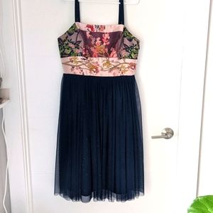 Anthropologie Dress Japanese Cherry Blossom